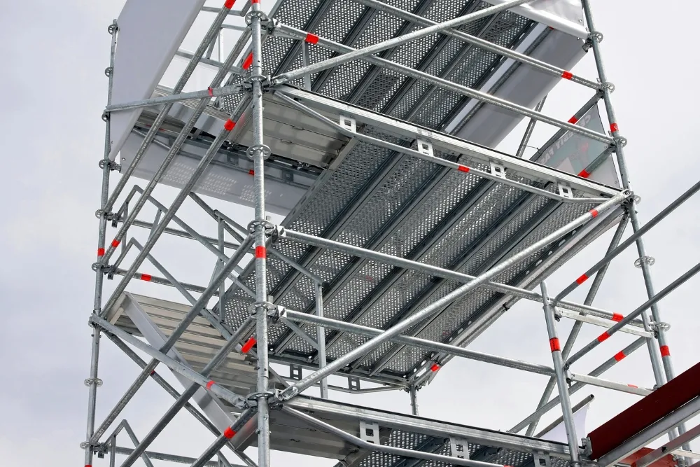 Industrial scaffolding ladder made with aluminium